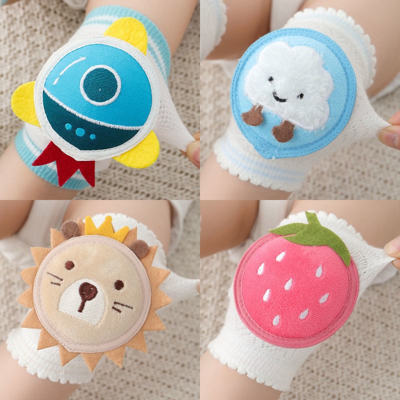 Baby Knee Pad Crawling - Leuke Cartoon Kinderen Kniebeschermers Zomer Mesh