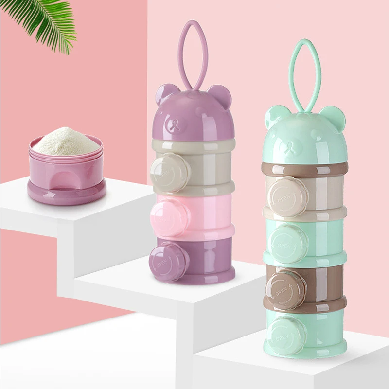 Baby Products Distributor - Verwijderbare Baby Melkpoeder Opbergdoos Baby Vier