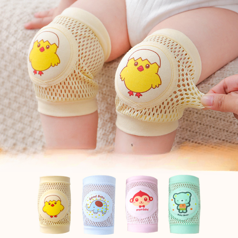 Baby Knee Pad Crawling - 2-pack mesh kniebeschermers babyveiligheid baby kniebeschermers