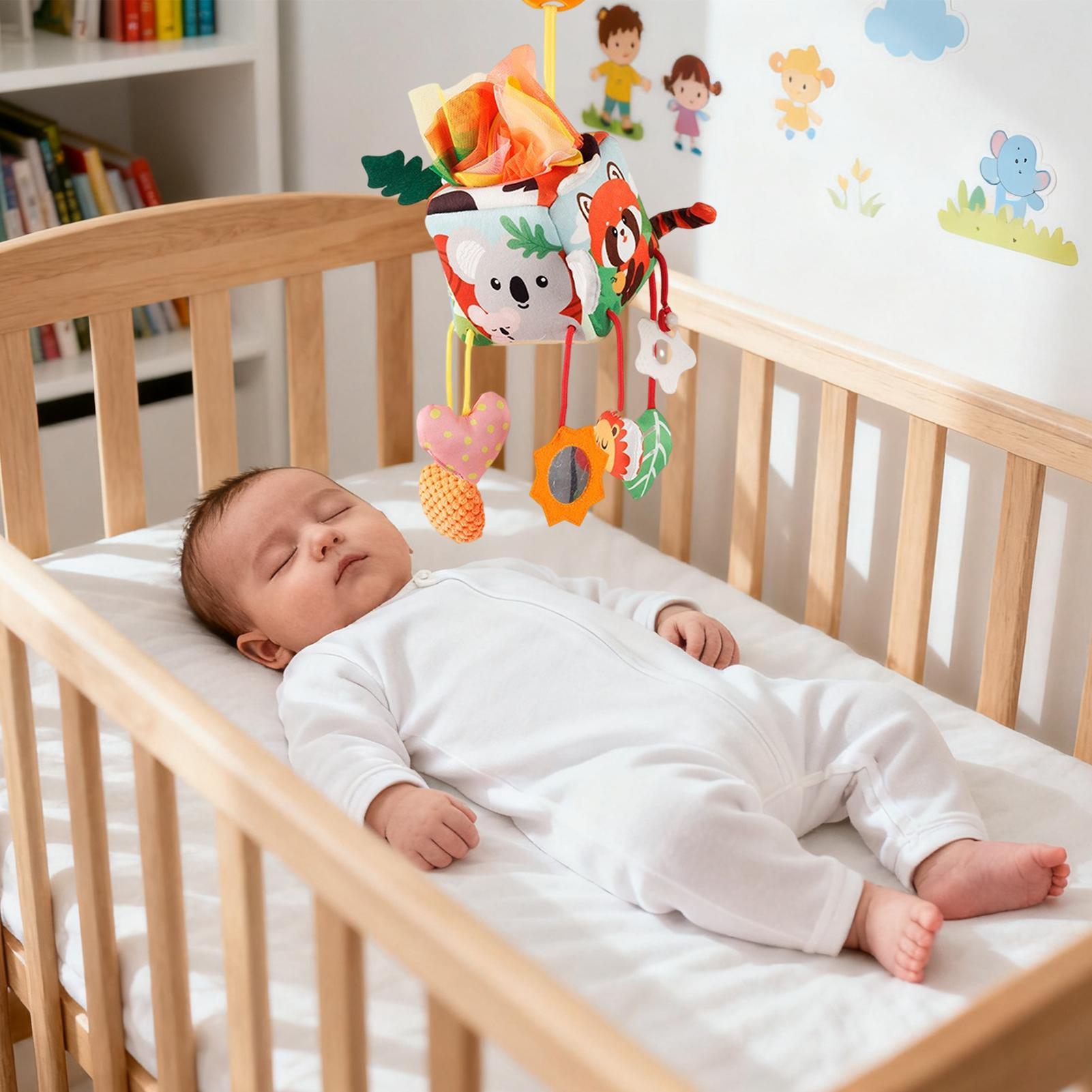Baby Rattle Toy Set - Autostoel speelgoed peuter pluche piepende rammelaar