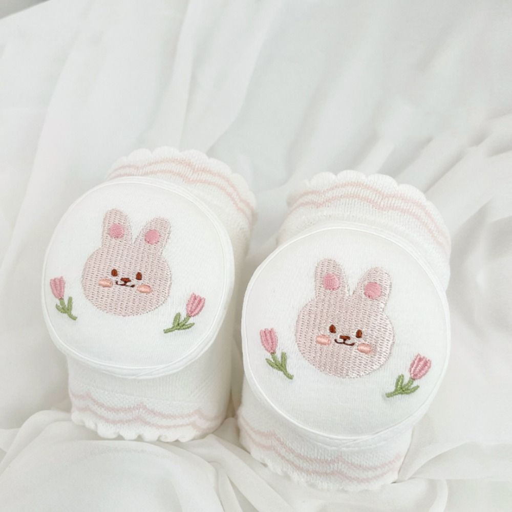 Baby Knee Pad Crawling - Katoenen babykniebeschermers Cartoon Design Kniebeschermer Beenwarmer