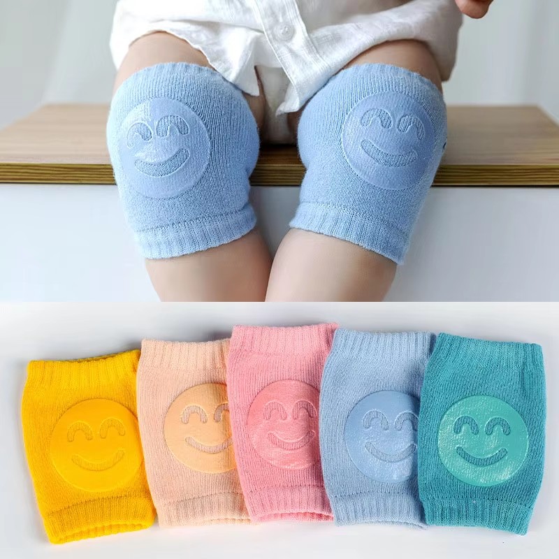 Baby Knee Pad Crawling - 1/2 paar babykniebeschermers katoenen kruipende elleboogbeschermers