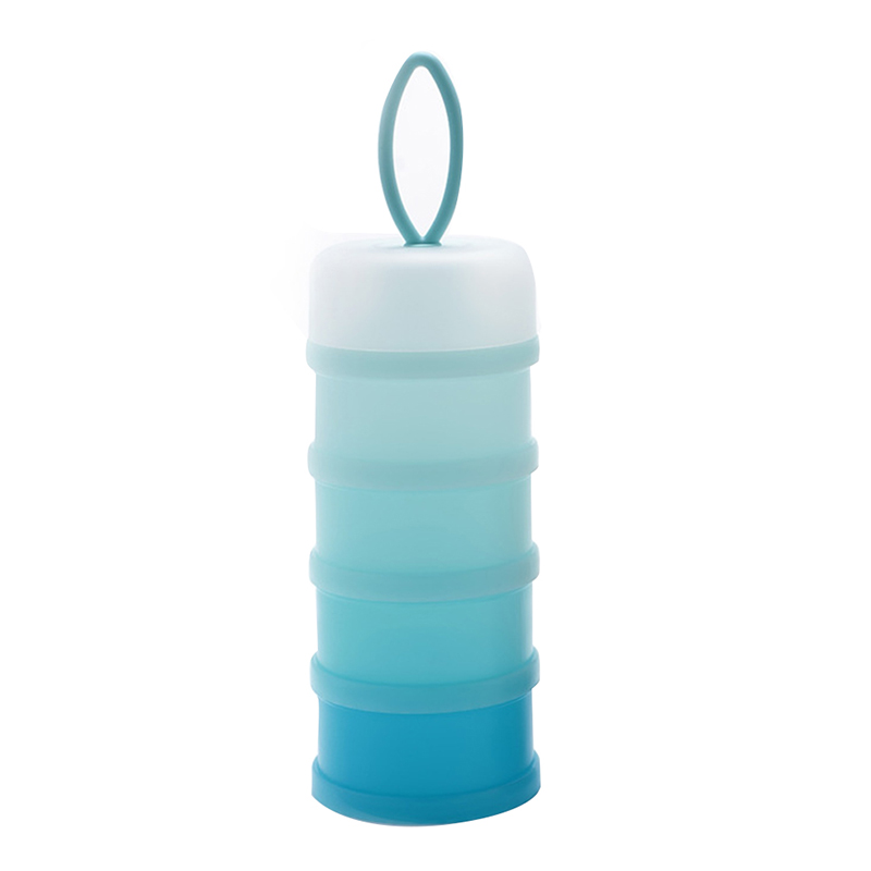 Baby Products Distributor - 4-laags babycontainer PP melkpoederdoos Draagbare voedselopslag