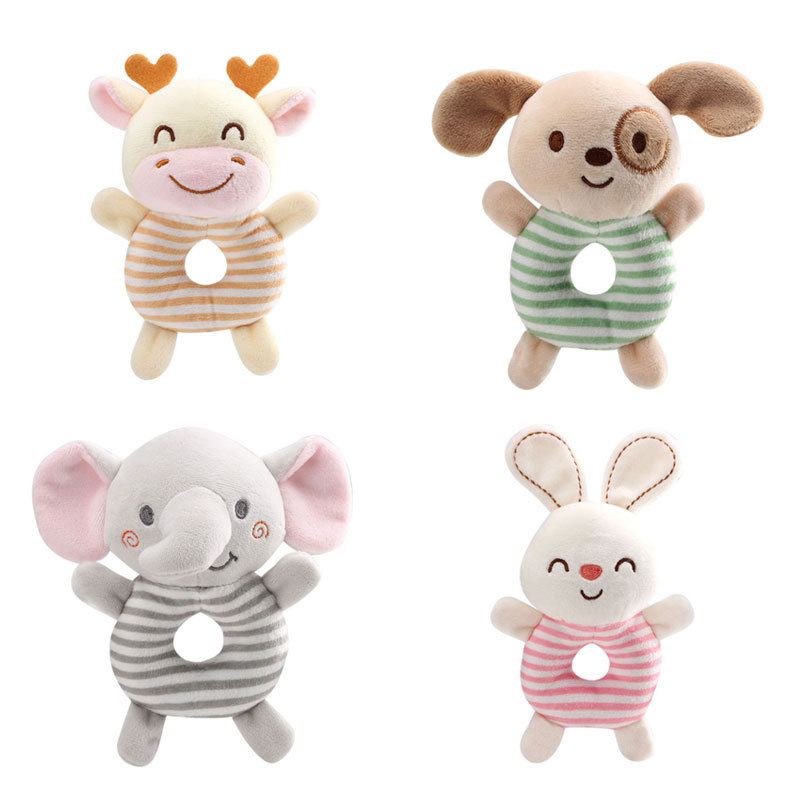Baby Rattle Toy Set - Nieuwe Baby Rammelaar Speelgoed Cartoon Dieren