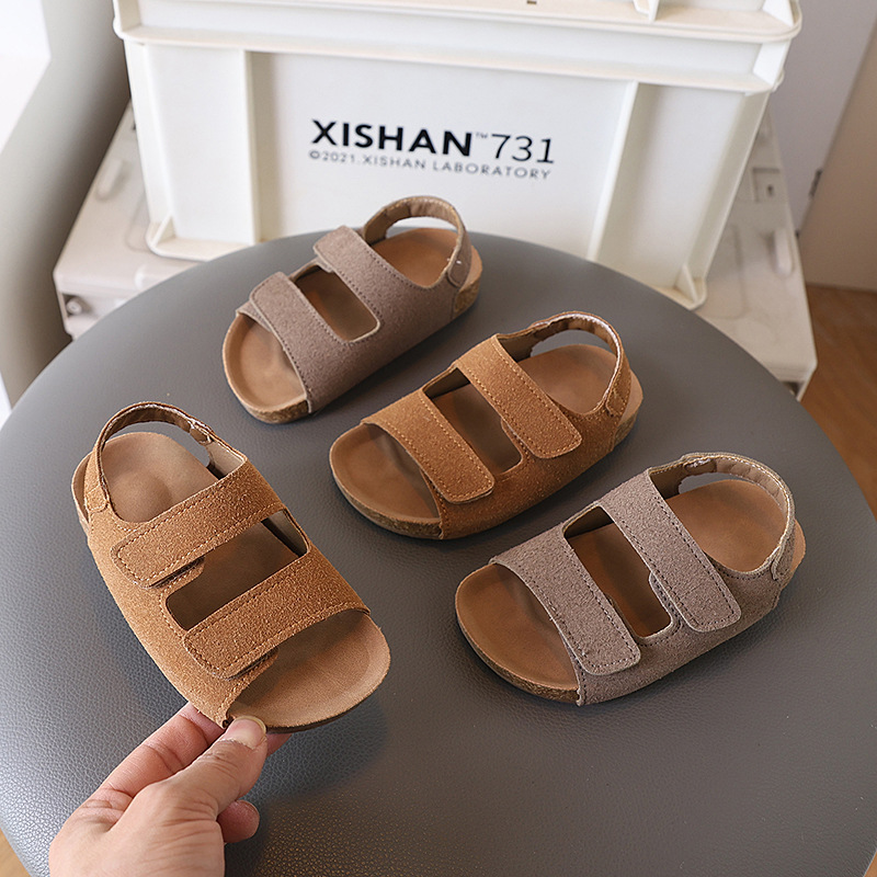 Baby Product Brand - 2026 Merk Kinder Suède Sandalen met