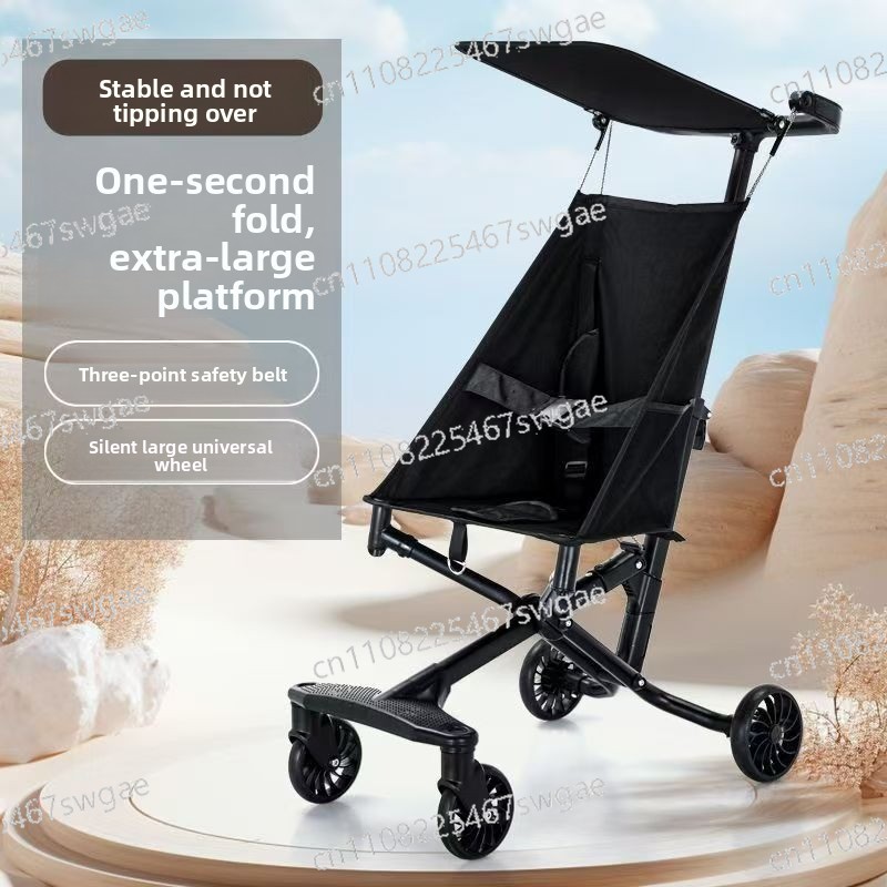 Baby Walker Activity - Ultralichte opvouwbare babywalker buggy compacte draagbare