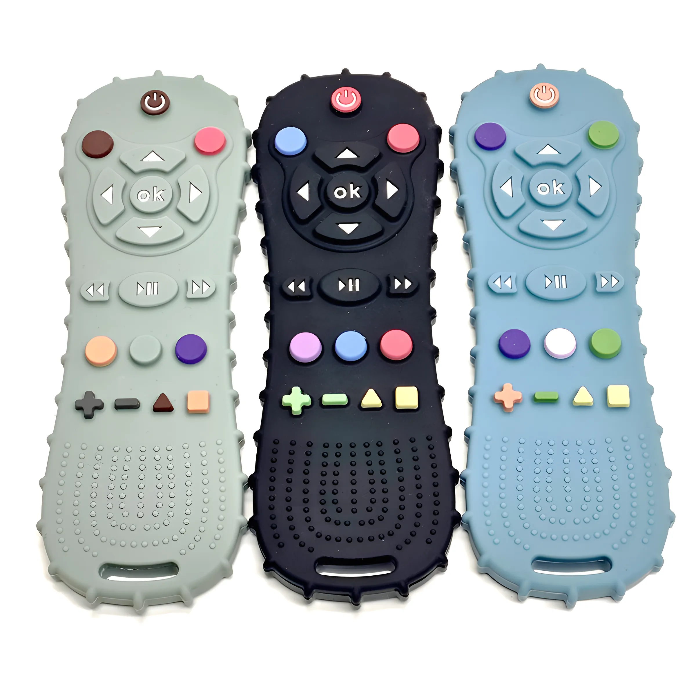 Teething Mitten Baby - 1/3PCS Baby Afstandsbediening Bijtring Siliconen Baby