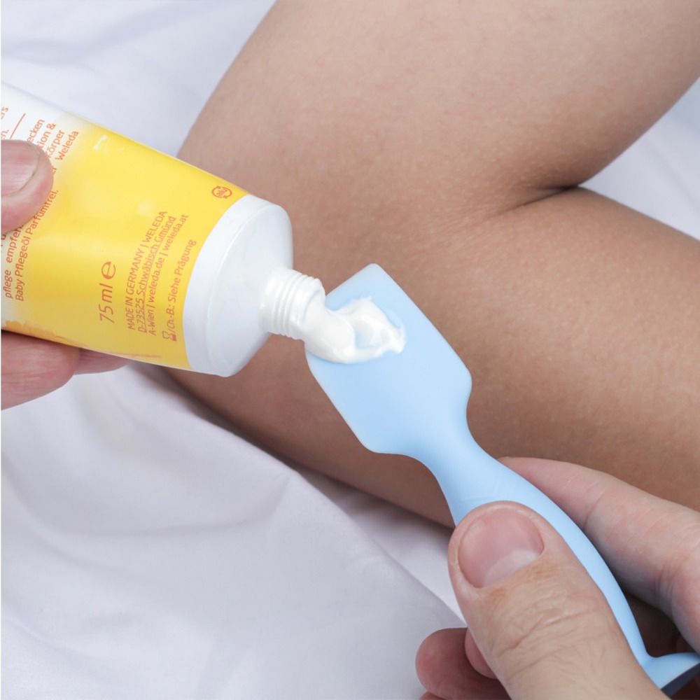 Siliconen Baby Spatel voor Lui - Baby Products Cream recensie en prijs