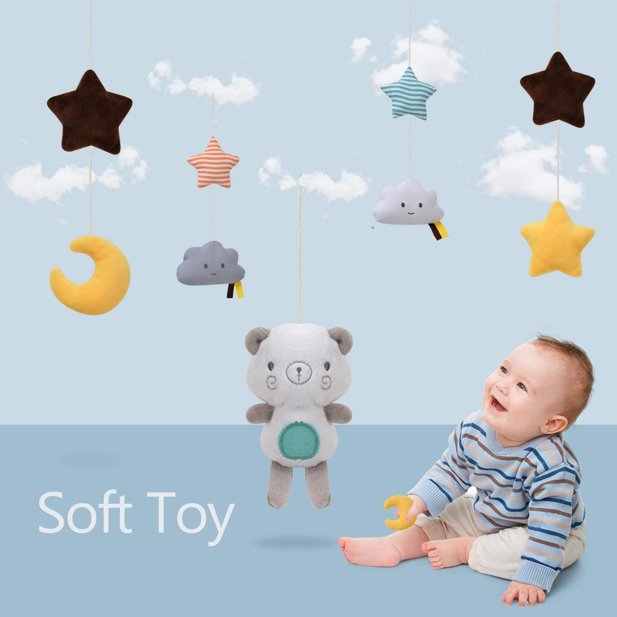 Babybedje Mobiles Rammelaars M - Baby Rattle Toy Set recensie en prijs