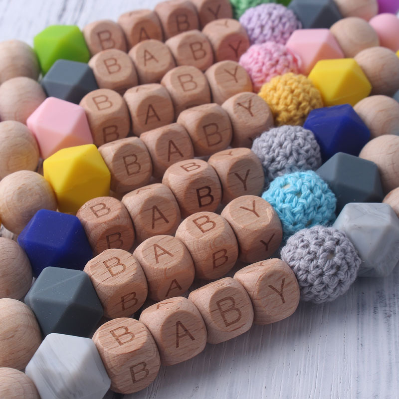 Babyfopspeenclip met houten en - Baby Pacifier Clip recensie en prijs
