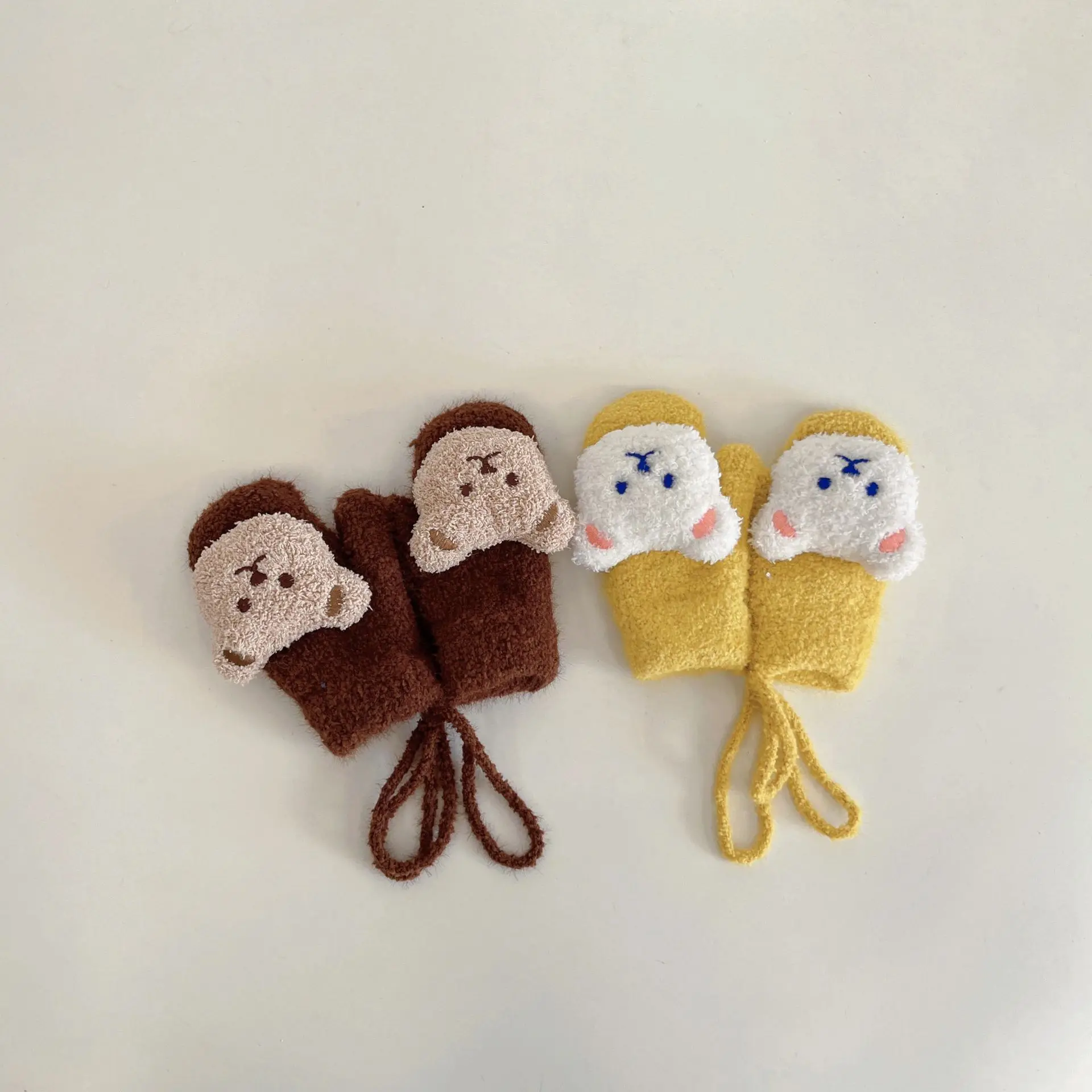 1-4Y Cartoon Beer Baby Wanten  - Teething Mitten Baby recensie en prijs