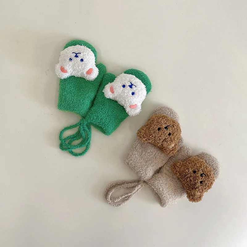 1-4Y Cartoon Beer Baby Wanten  - Teething Mitten Baby recensie en prijs