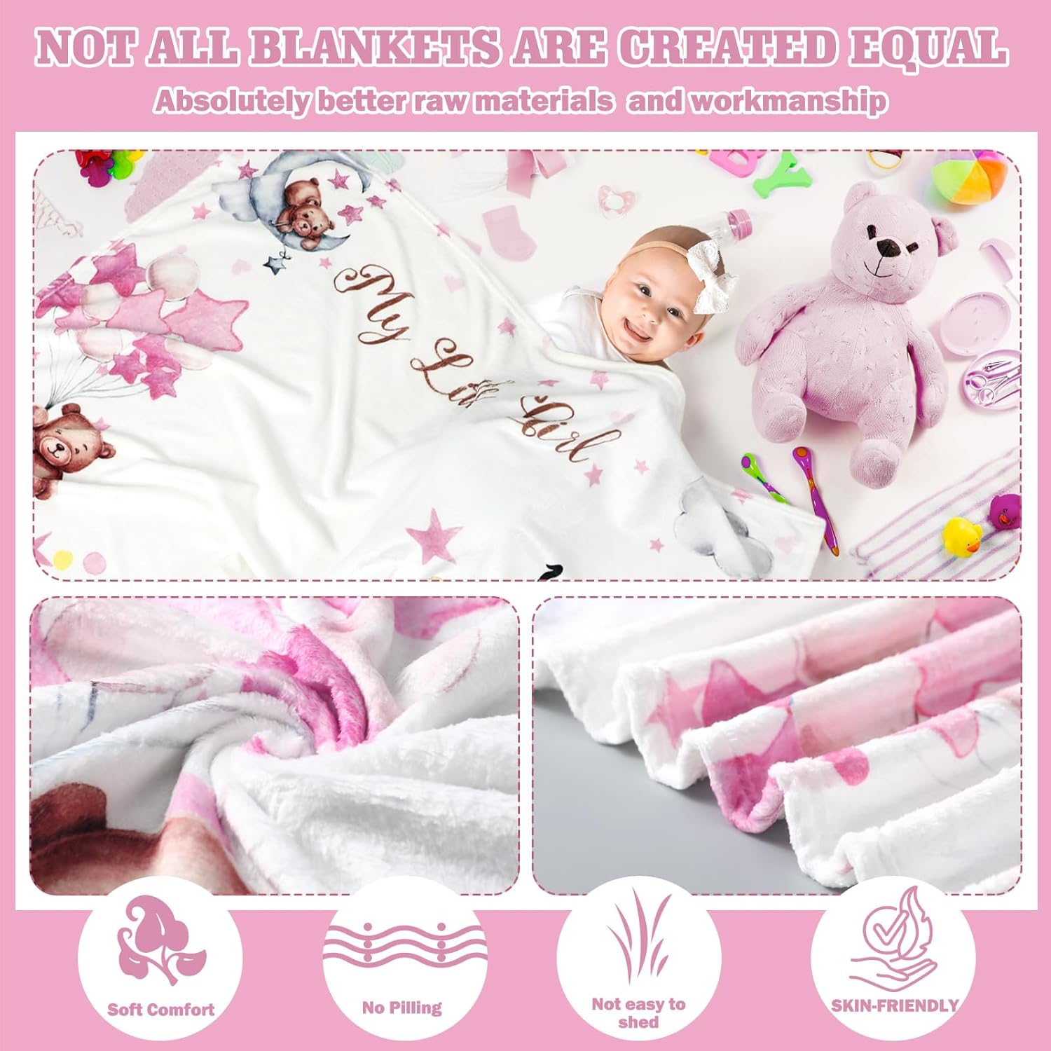 VIKAMA maandelijkse babygroei  - Baby Swaddle Blanket recensie en prijs
