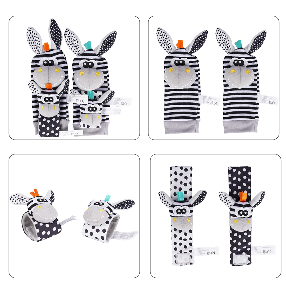 4 STKS/SET Baby Rammelaar Spee - Baby Rattle Toy Set recensie en prijs
