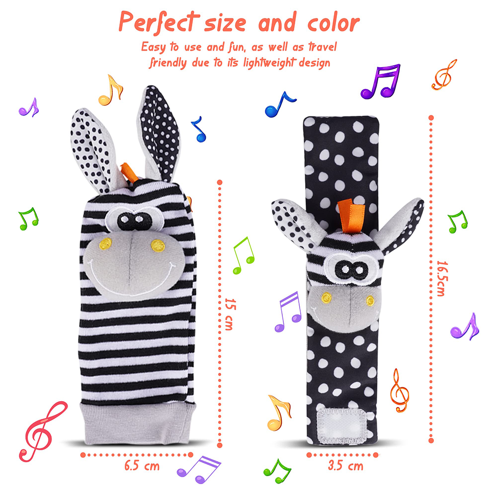 4 STKS/SET Baby Rammelaar Spee - Baby Rattle Toy Set recensie en prijs