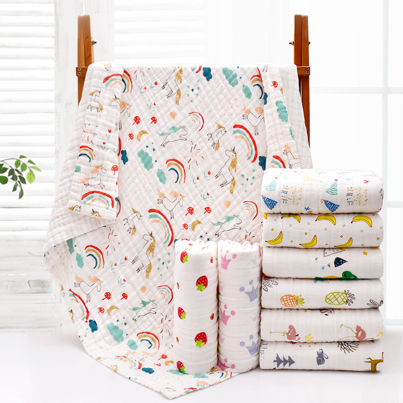 4-laags gaas babywashandje bab - Baby Swaddle Blanket recensie en prijs