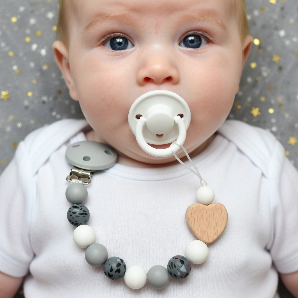 Gepersonaliseerde naam handgem - Baby Pacifier Clip recensie en prijs