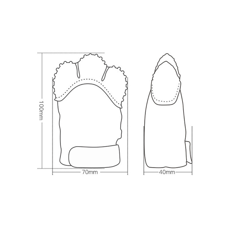 Smoothing Baby Tandjes Mitten  - Teething Mitten Baby recensie en prijs