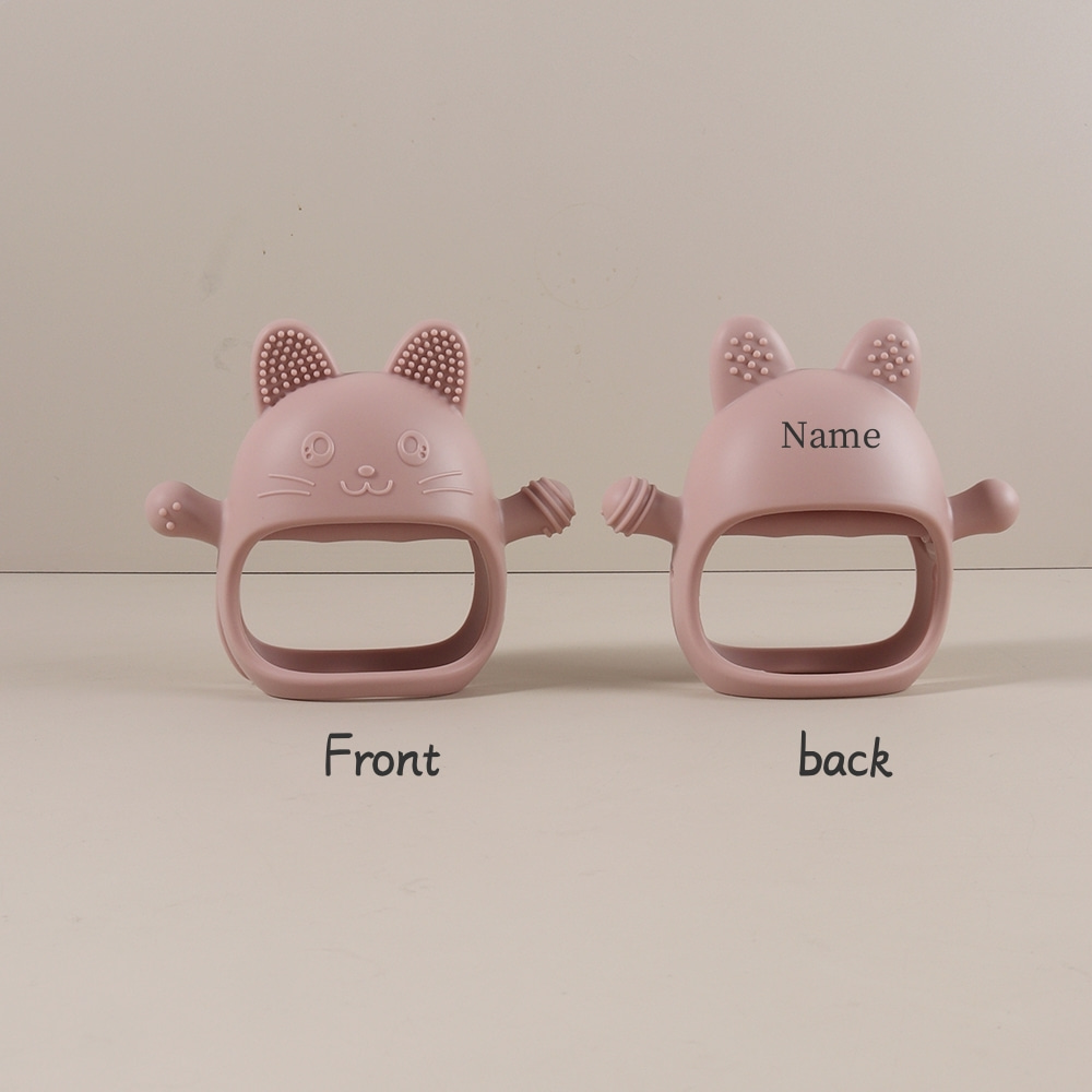 Gepersonaliseerde babybijtring - Teething Mitten Baby recensie en prijs