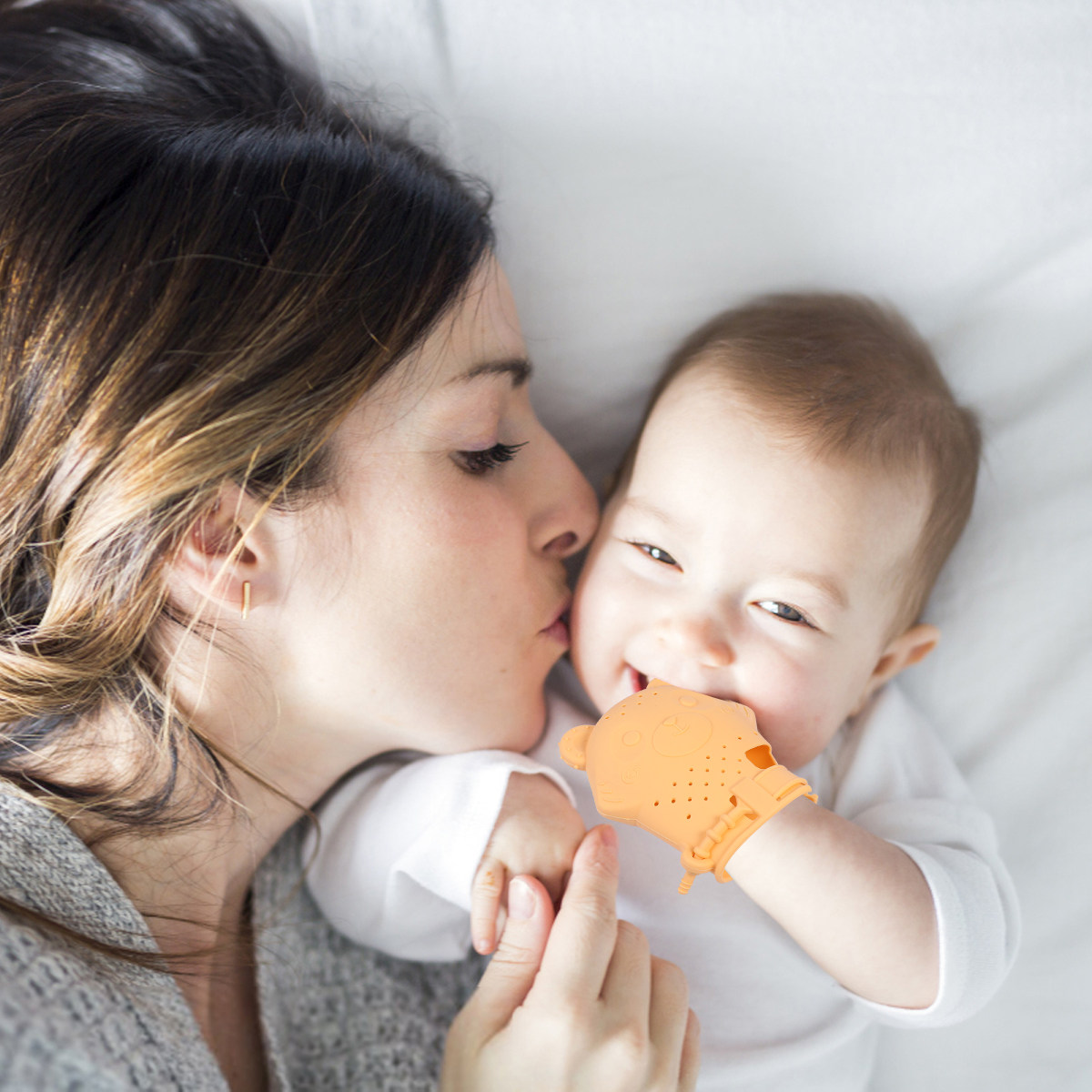 Siliconen Baby Bijtring Wantje - Teething Mitten Baby recensie en prijs