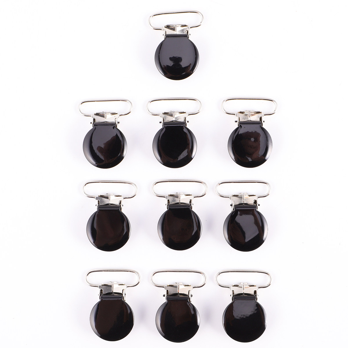 10 stuks ronde metalen speencl - Baby Pacifier Clip recensie en prijs