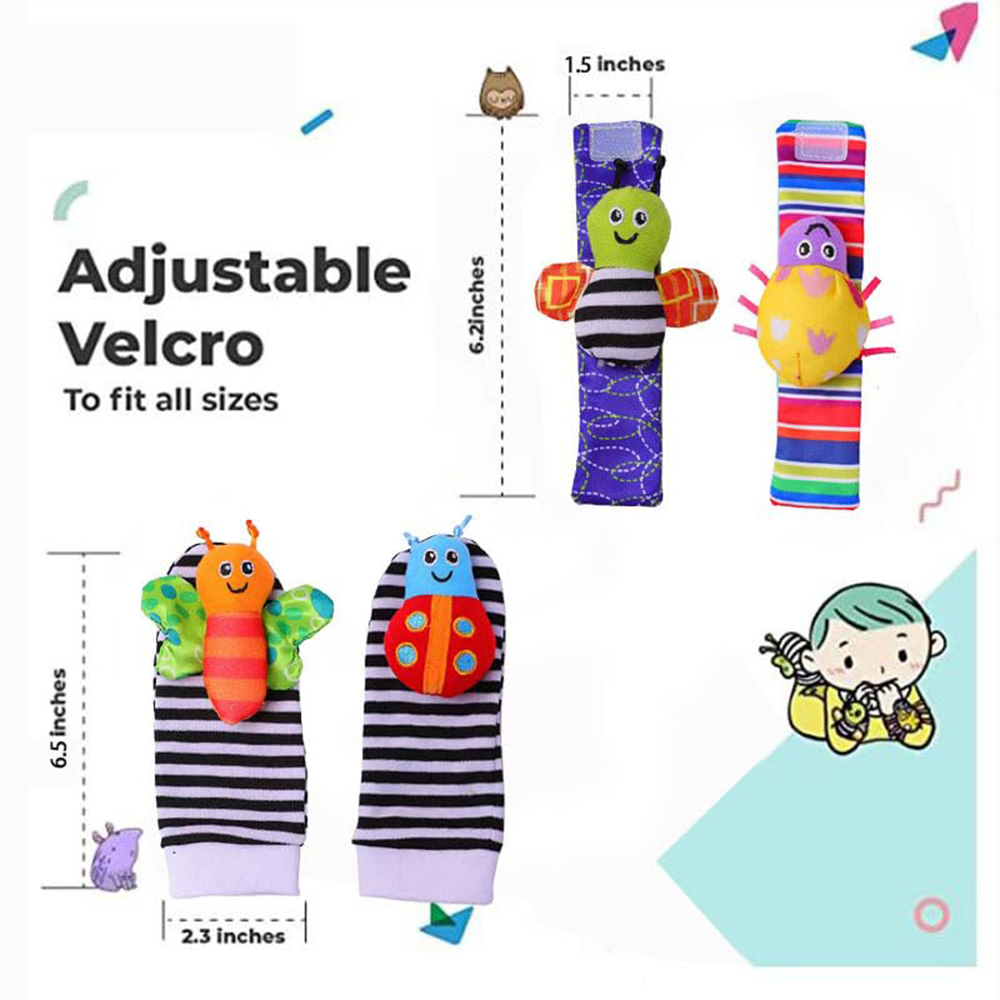 4 Stuks Baby Rammelaar Speelgo - Baby Rattle Toy Set recensie en prijs