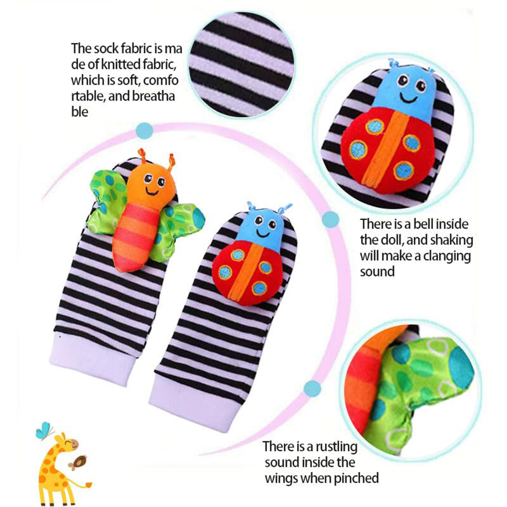 4 Stuks Baby Rammelaar Speelgo - Baby Rattle Toy Set recensie en prijs
