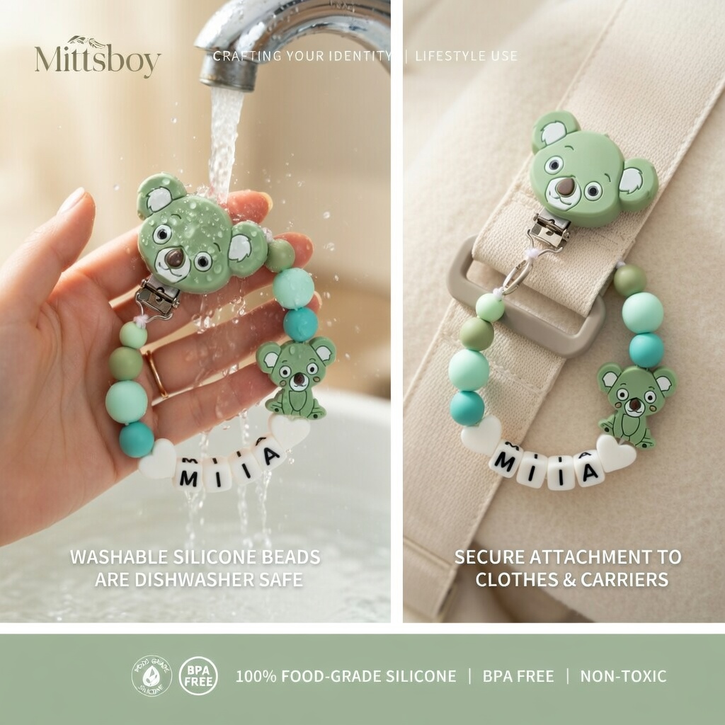 Siliconen Baby Fopspeen Clip T - Baby Pacifier Clip recensie en prijs