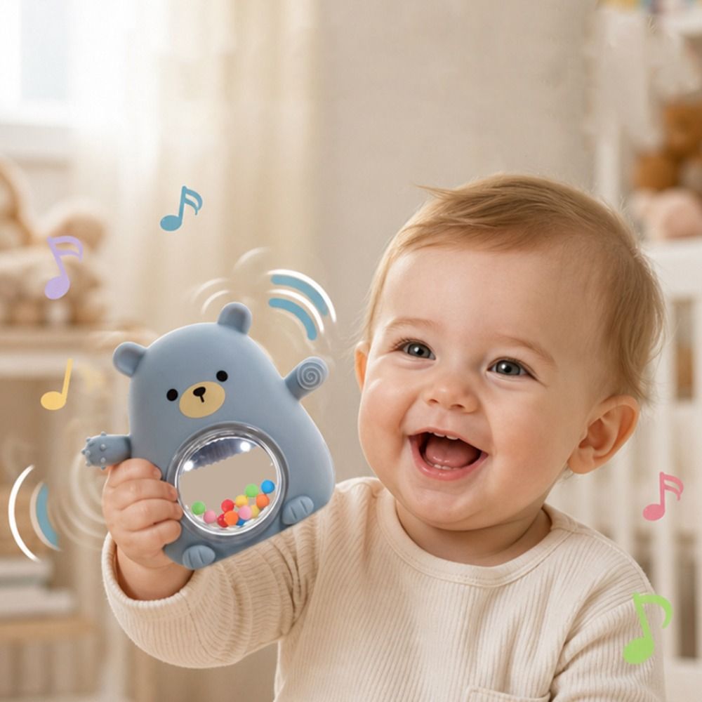Draagbare schattige beer-vormi - Teething Mitten Baby recensie en prijs