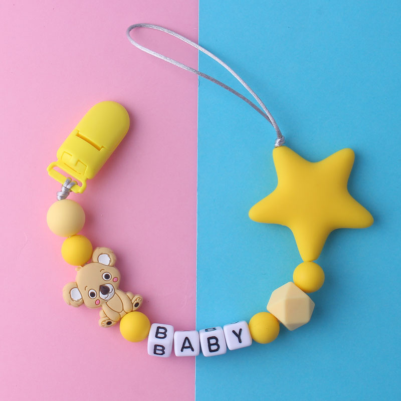 Gepersonaliseerde naam baby fo - Baby Pacifier Clip recensie en prijs