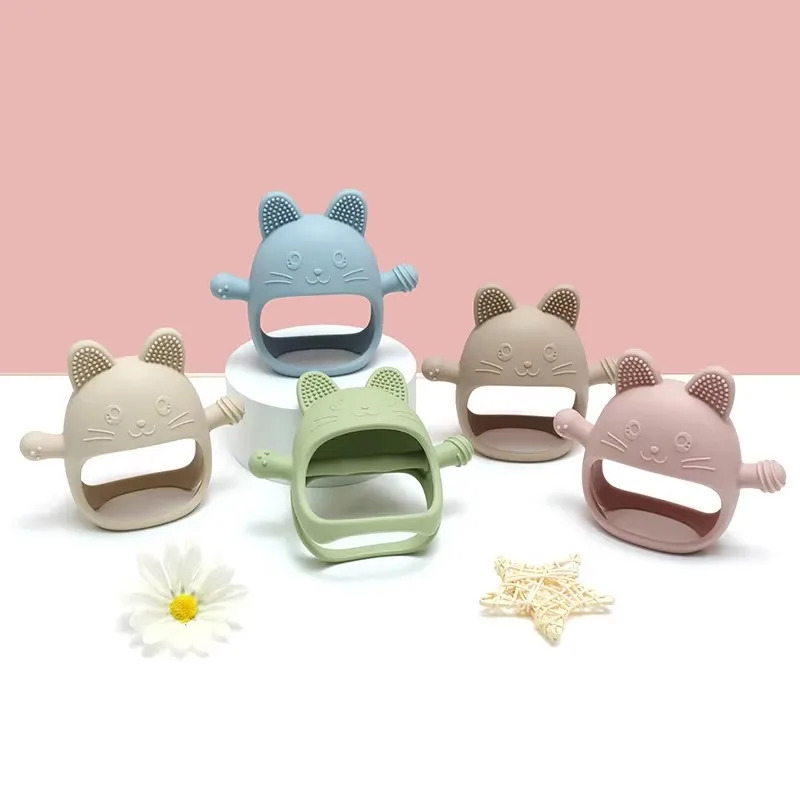 1 Pc Baby Siliconen Bijtringen - Teething Mitten Baby recensie en prijs