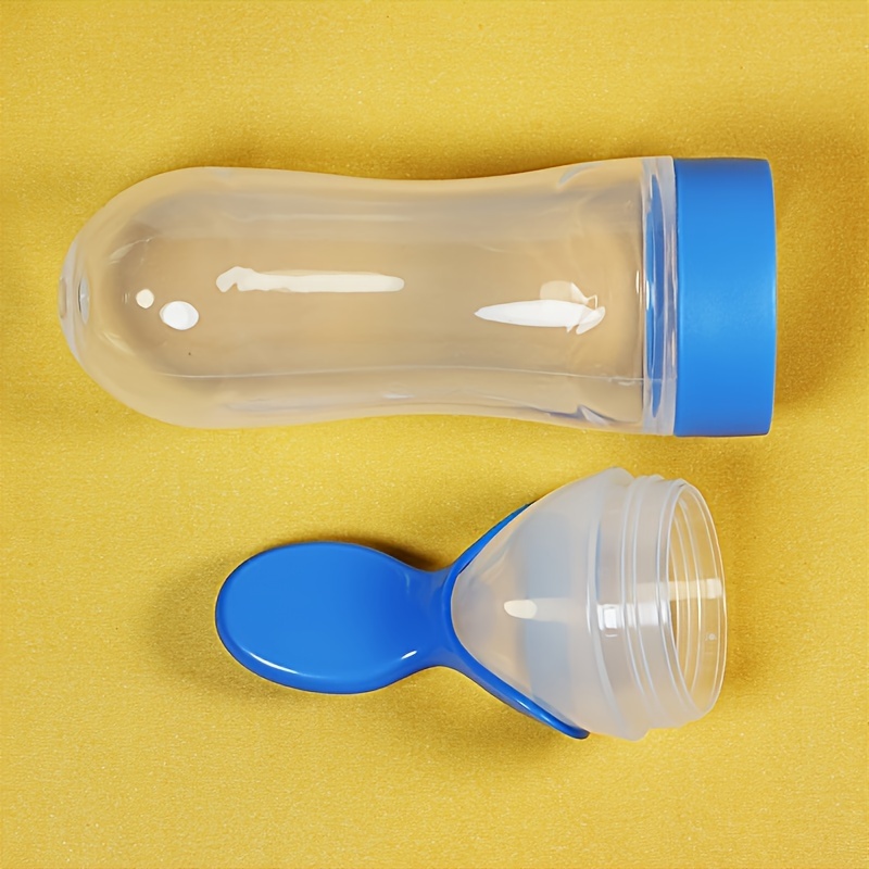 Siliconen babyfles met lepel,  - Baby Products Distributor recensie en prijs
