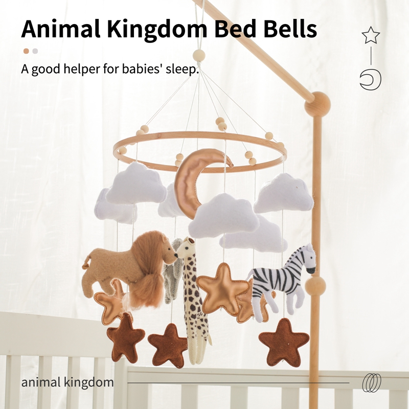 Wiegmobiel bedbel houten babyr - Baby Rattle Toy Set recensie en prijs
