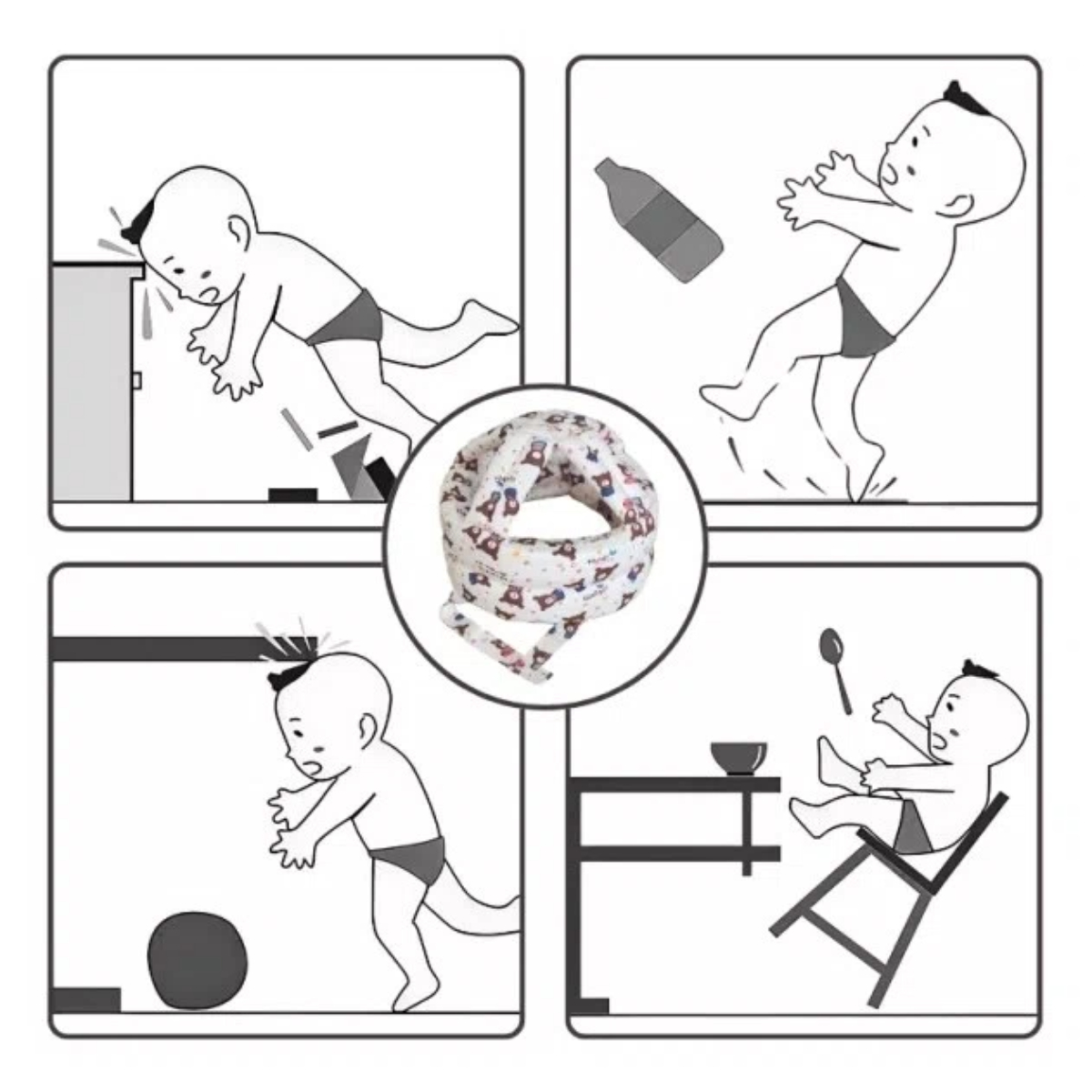 Babywalker Anti-val Hoed, Vers - Baby Walker Activity recensie en prijs