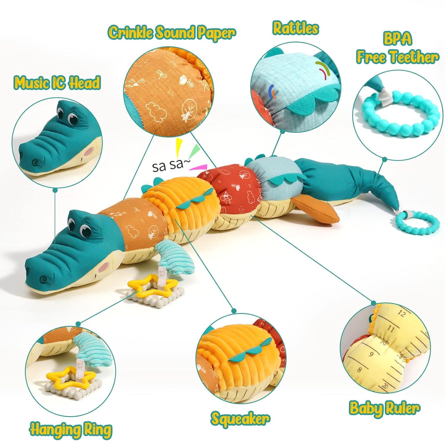 Tummy Time Speelgoed 0-24 Maan - Baby Rattle Toy Set recensie en prijs