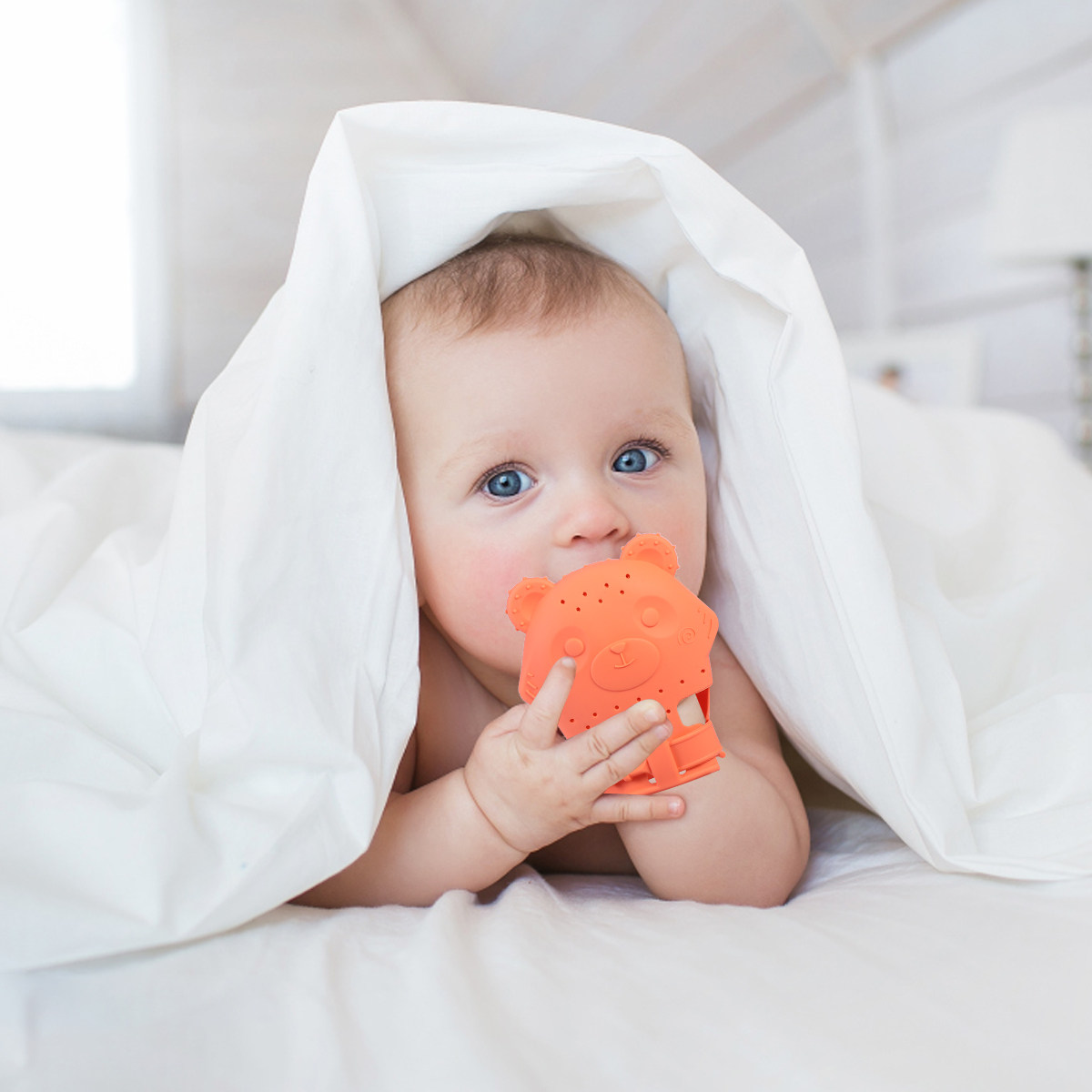 Veilige bijtringhandschoen Vei - Teething Mitten Baby recensie en prijs