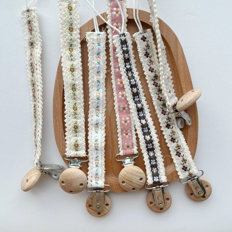 Kanten speenclipketting voor p - Baby Pacifier Clip recensie en prijs